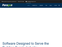 Tablet Screenshot of goparagon.com